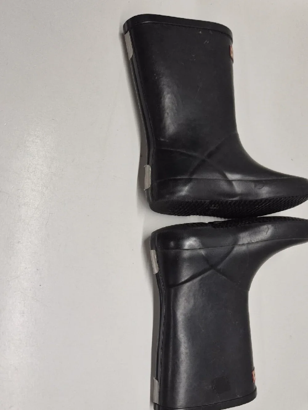 Hunter Kids Rain Boots Tall Waterproof Rainboots Matte Black Little Girls 12